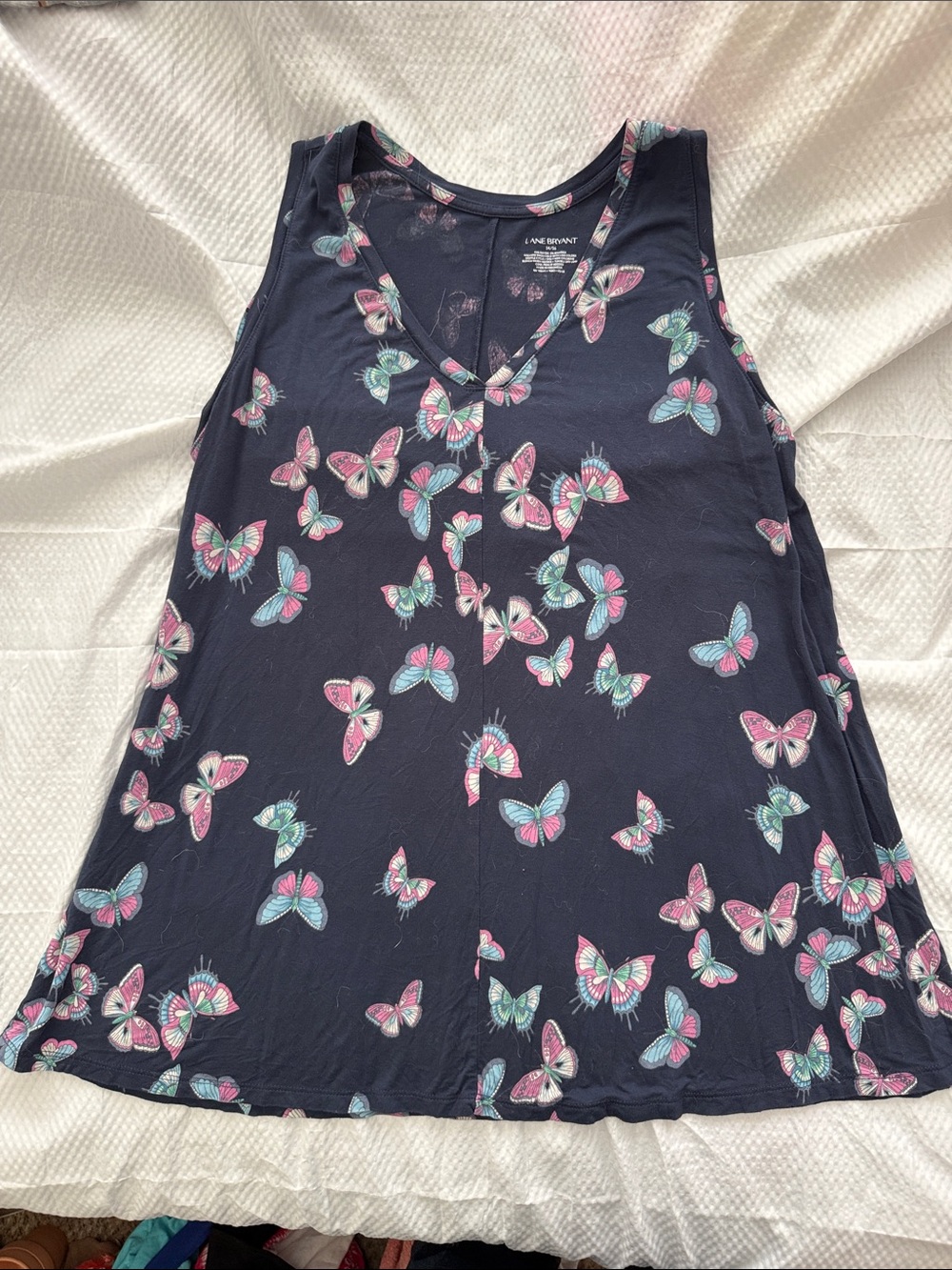 Lane Bryant butterfly tank
